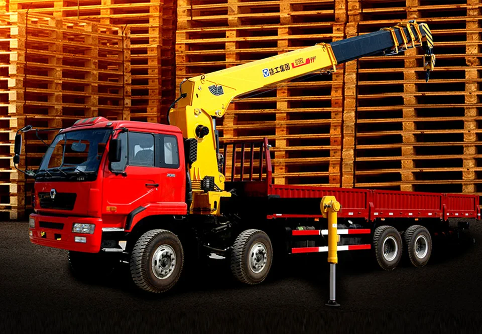 Truck-mounted crane with telescopic boom SQ16SK4Q — MAYLAN
