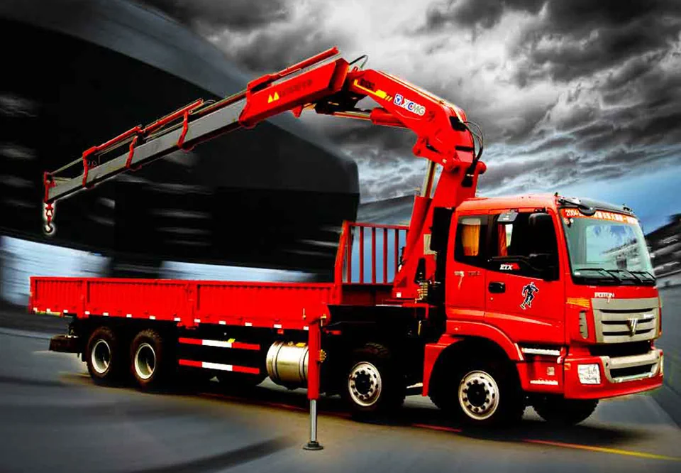 Truck-mounted crane with foldable arm SQ16ZK4Q — MAYLAN